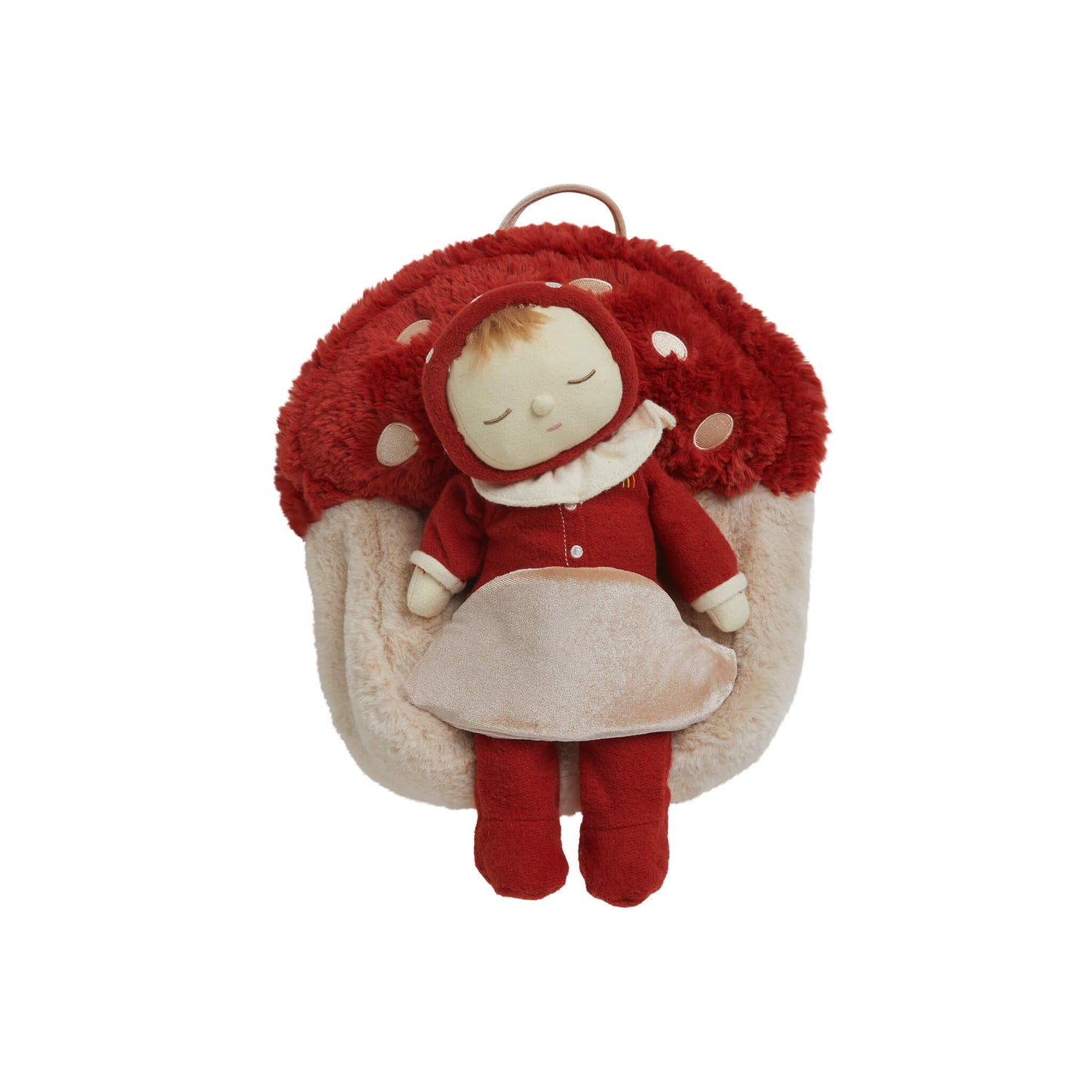 Hopalong Mushroom Backpack | Red | Olli Ella PREORDER
