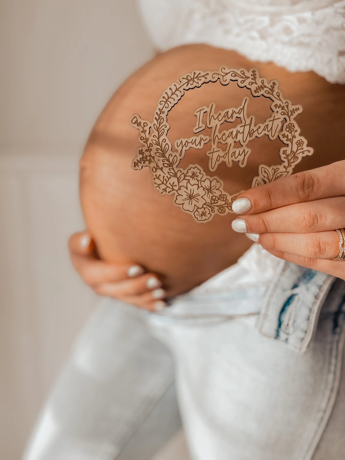 Floral Wreath Pregnancy Milestone Set | Wattle + Wildflower