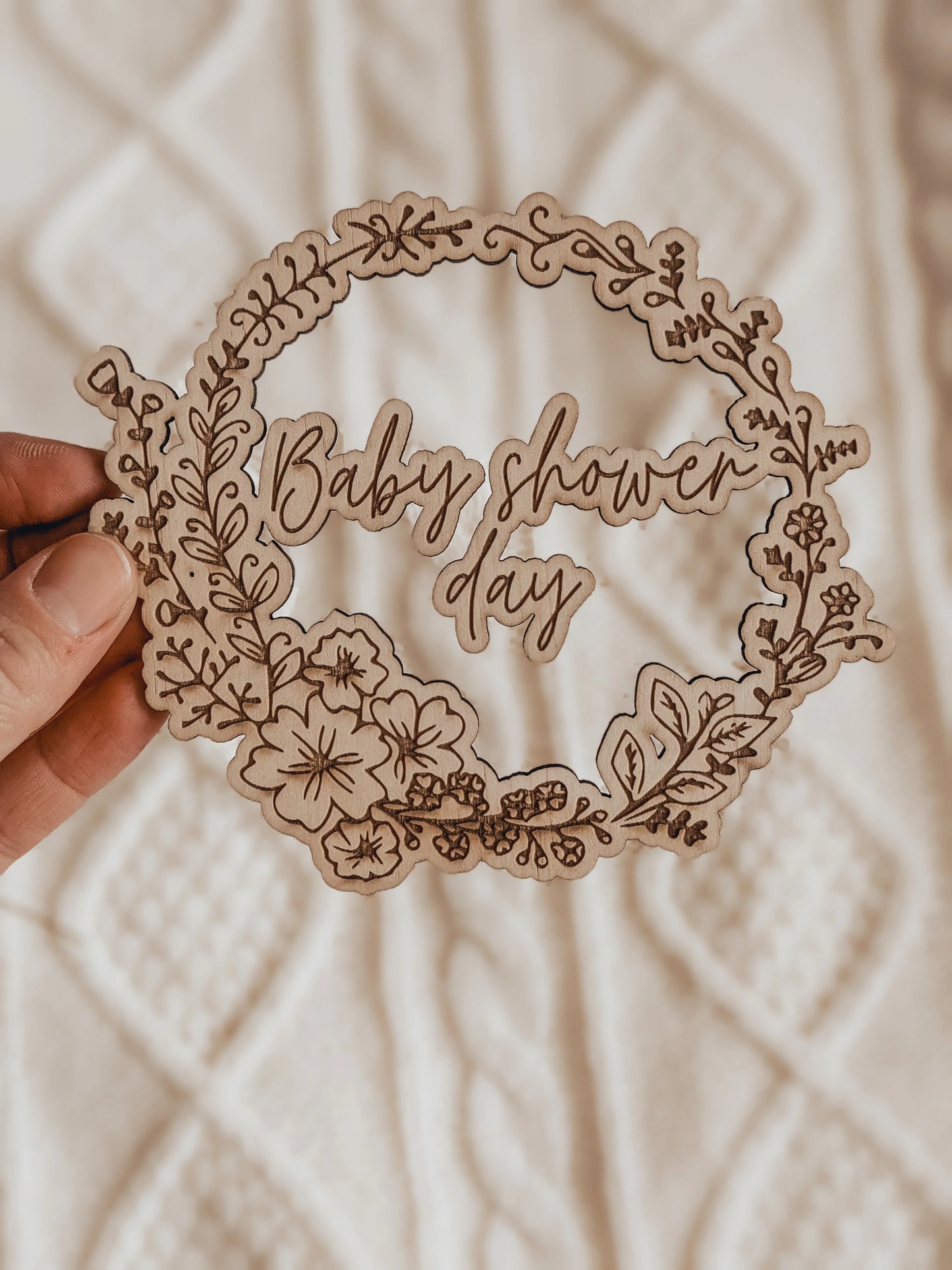 Floral Wreath Pregnancy Milestone Set | Wattle + Wildflower