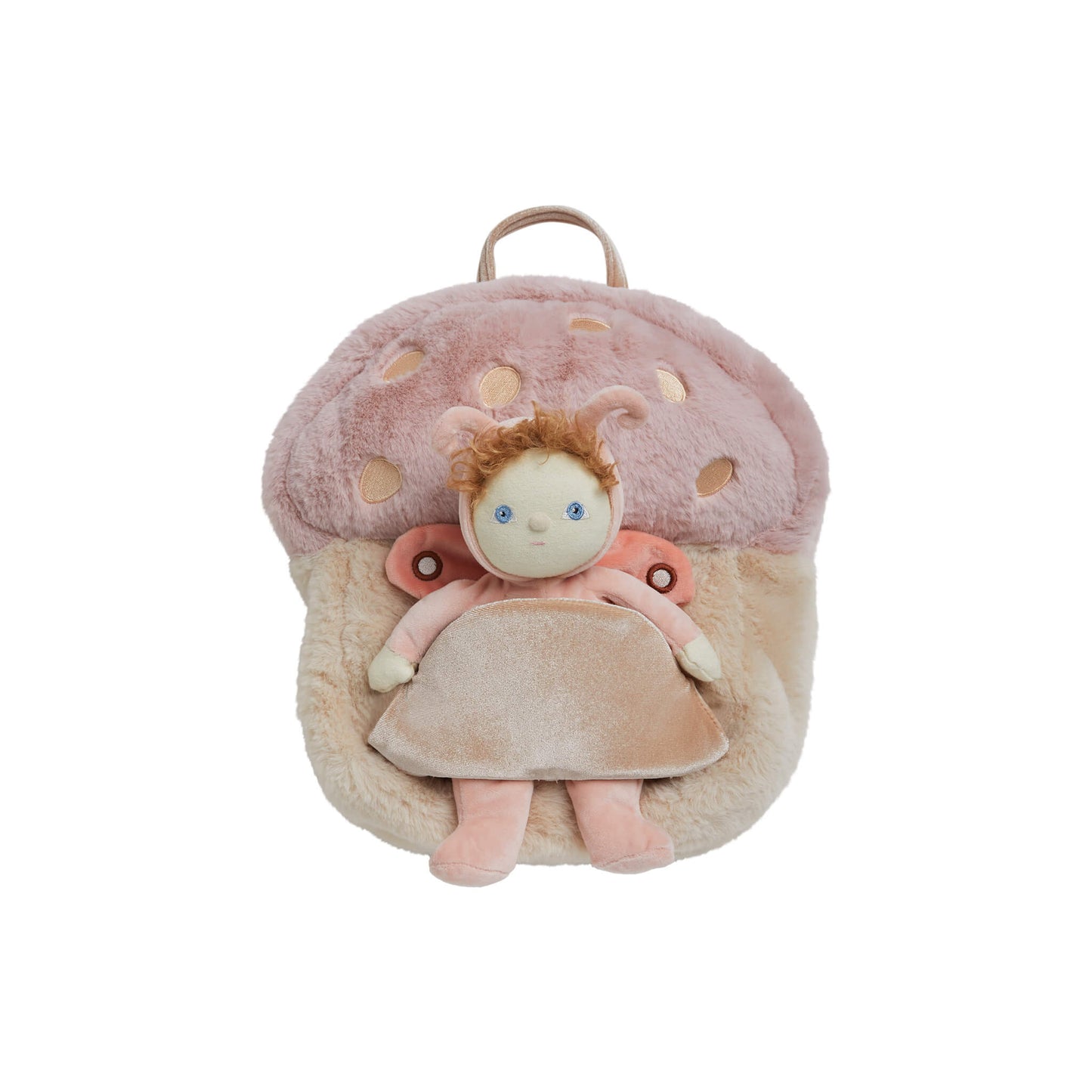 Hopalong Mushroom Backpack | Pink | Olli Ella PREORDER