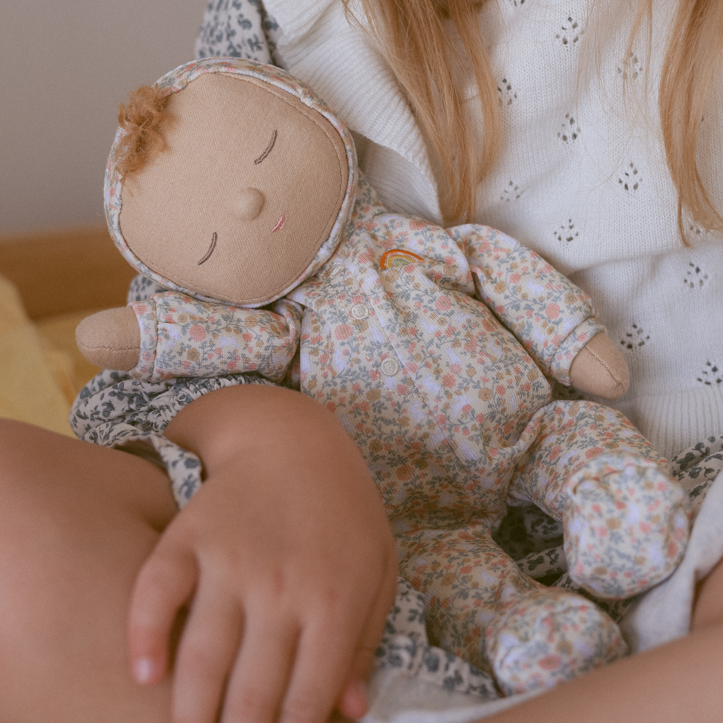 Dozy Dinkum| Custard | Garden Floral | Olli Ella