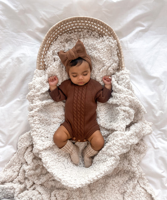 Bonnie Romper | Espresso